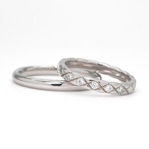 Chanel Coco Crush Coco Crush John Parisian Coco Crush Ring Pt950 Silver Diamond